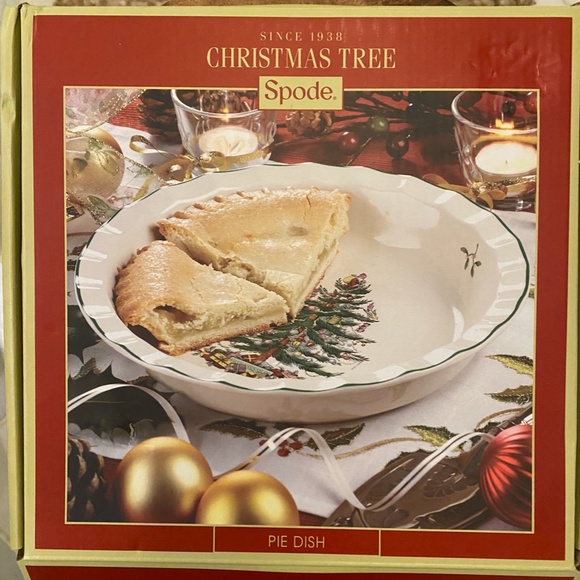 🎄Spode Christmas Tree Design Pie Dish - Brand New in Box! - Picture 4 of 5